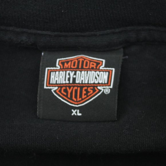 Harley Davidson Vintage 2003 Wolf Graphic Print Short Sleeve T Shirt Top sz L - Picture 4 of 5